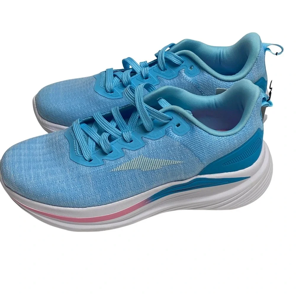Avia Womens Running Sneakers Light Blue Pink Athletic Shoes Size 6‎ NEW